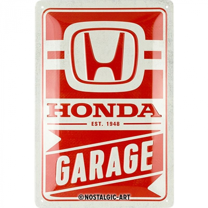 Blechschild Honda Garage 1